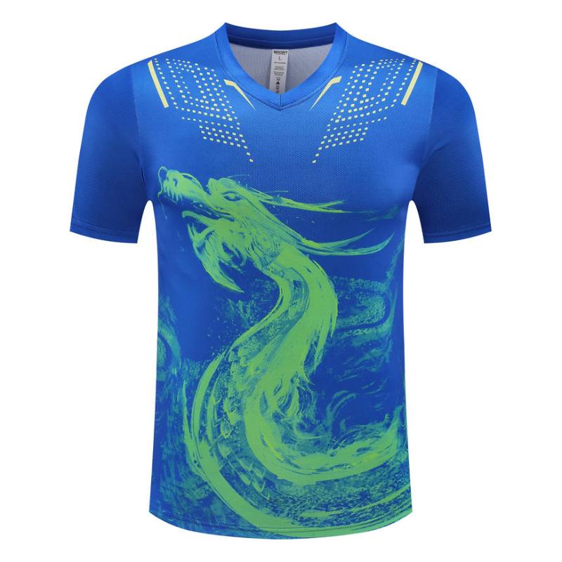 Badminton Aesthetic - Dragon Men's Table Tennis T-Shirt Neư
