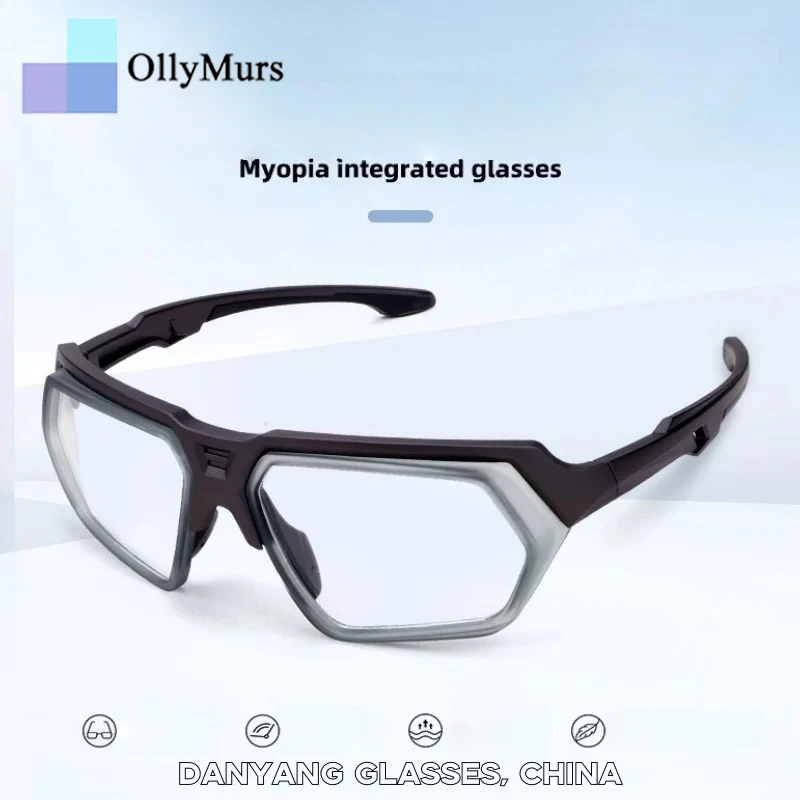 Badminton Background - OLLYMURS Cycling Glasses Integrated Windproof Goggles