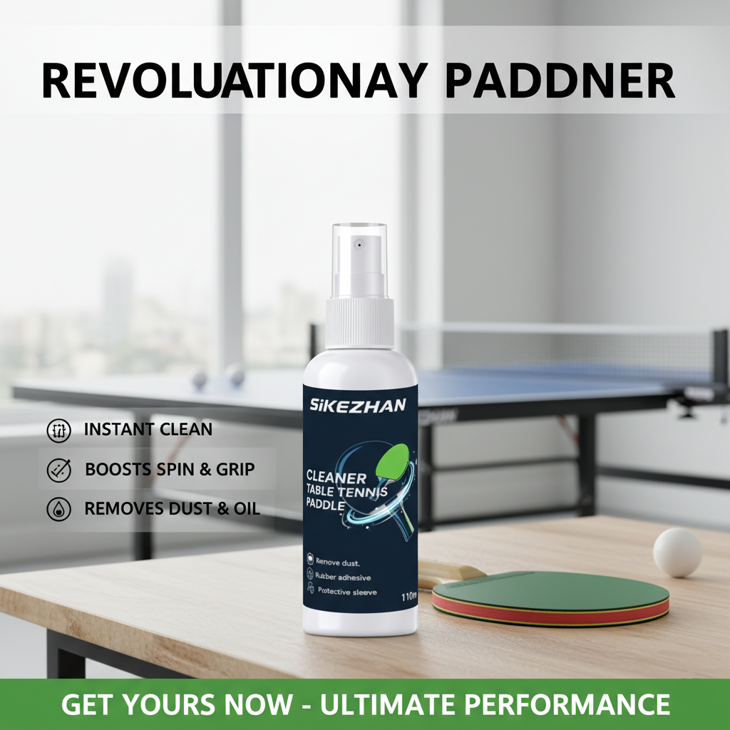Badminton Background - Ping Pong Paddle Cleaner Spray Table