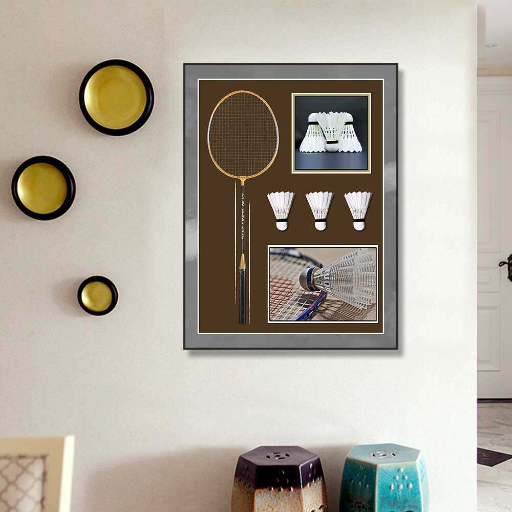 Badminton Background - 60X80 new simple badminton decorative background