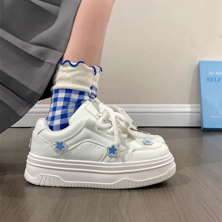 Women Kawaii Blue Platform Sne - مراجعة Badminton Korea وسعره
