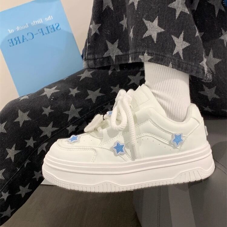 Women Kawaii Blue Platform Sne - مراجعة Badminton Korea وسعره