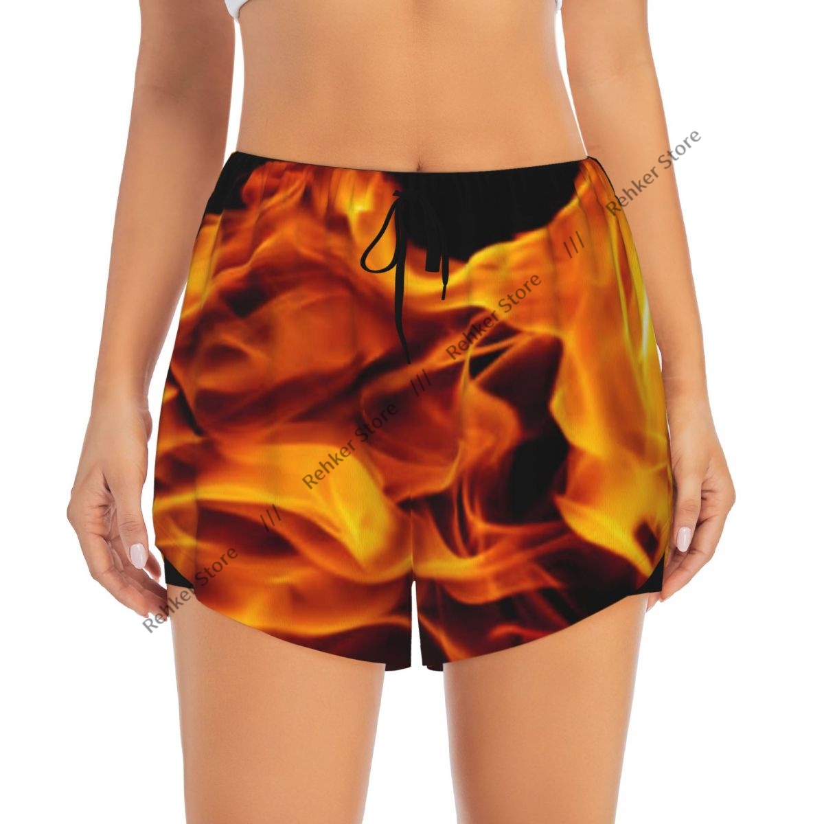 Women's Athletic Shorts Hot Fi - مراجعة Badminton Background وسعره
