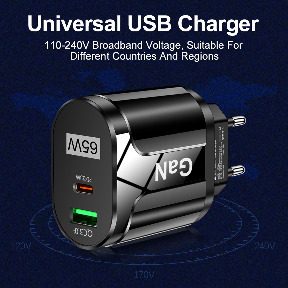 65W GaN USB C Charger Quick Ch - مراجعة Badminton Korea وسعره