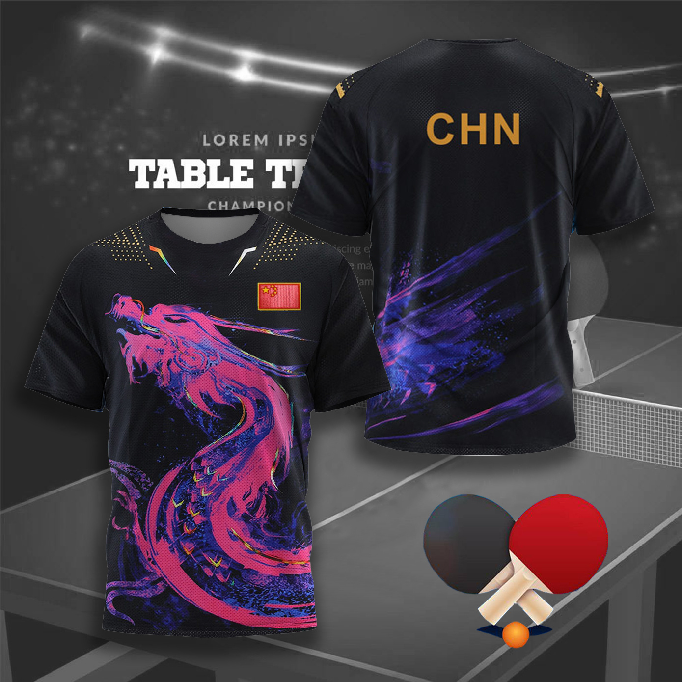 CHINA Dragon Table Tennis Grap - مراجعة Badminton Aesthetic وسعره