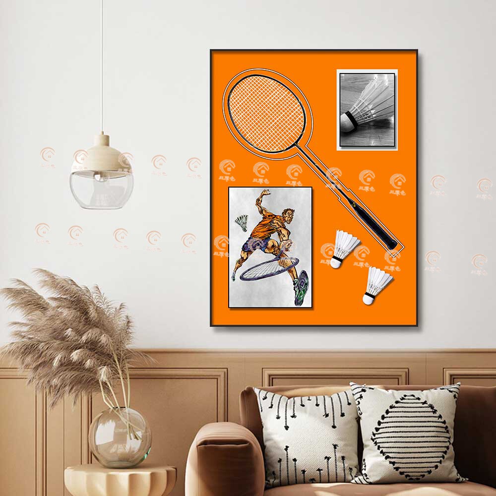 60X80 new simple badminton dec - مراجعة Badminton Background وسعره