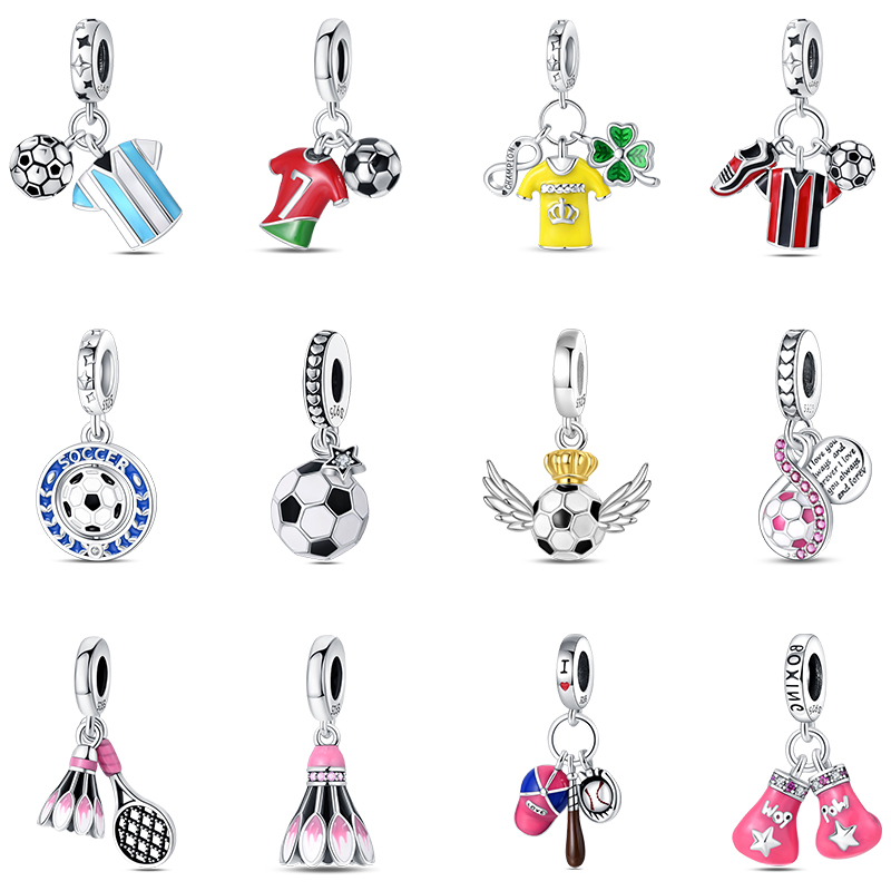 Fashion 925 Silver Football Je - مراجعة Badminton Aesthetic وسعره